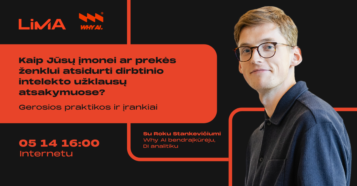 Kaip Jūsų įmonei ar prekės ženklui atsidurti dirbtinio intelekto užklausų atsakymuose? Gerosios praktikos ir įrankiai