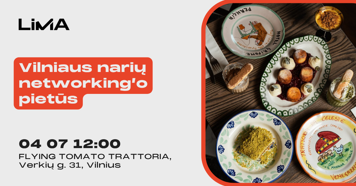 LiMA Vilniaus skyriaus narių networking’o pietūs