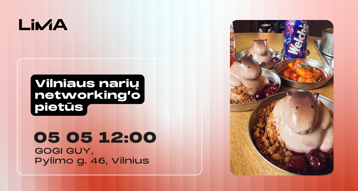 LiMA Vilniaus skyriaus narių networking’o pietūs