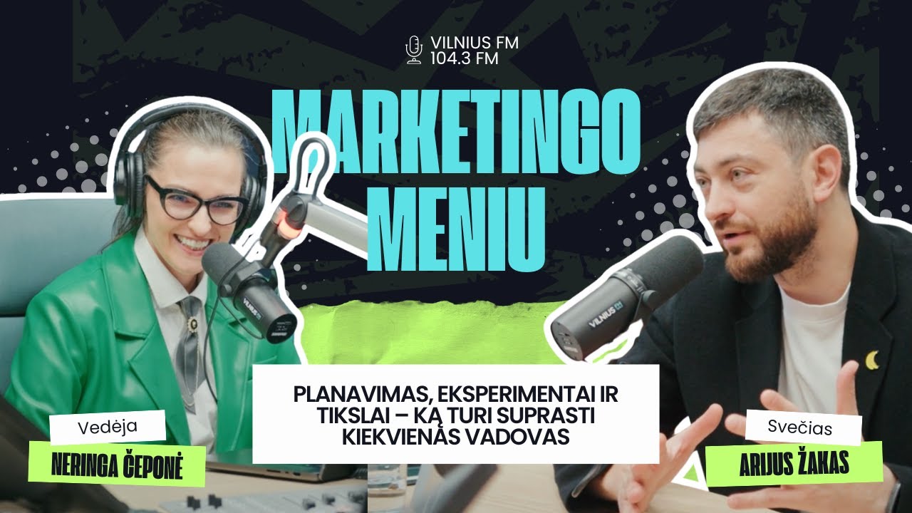 Marketingo meniu: Arijus Žakas
