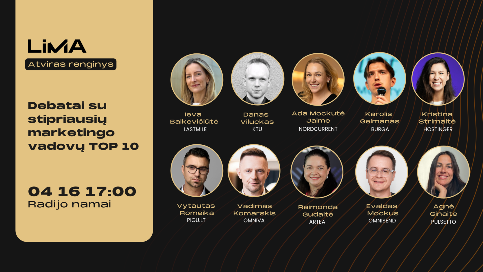 Debatai su stipriausių marketingo vadovų TOP 10