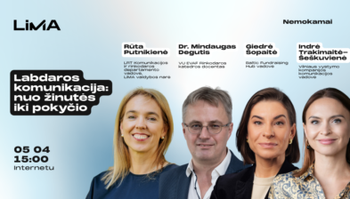 Renginio įrašas | Labdaros komunikacija: nuo žinutės iki pokyčio
