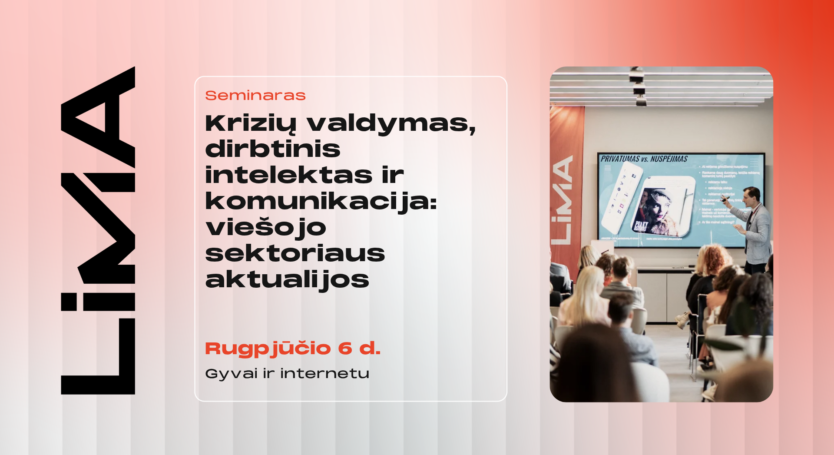 Krizių valdymas, dirbtinis intelektas ir komunikacija