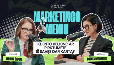 Marketingo meniu: Dorota Dzenovagis
