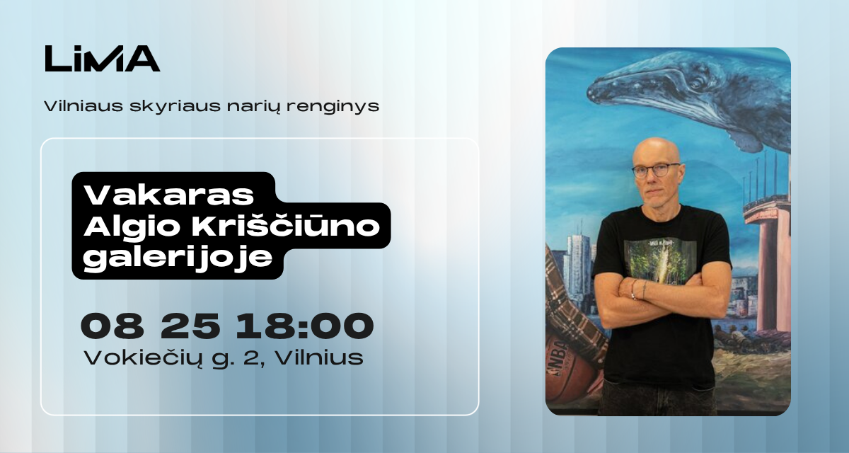 Vakaras Algio Kriščiūno galerijoje