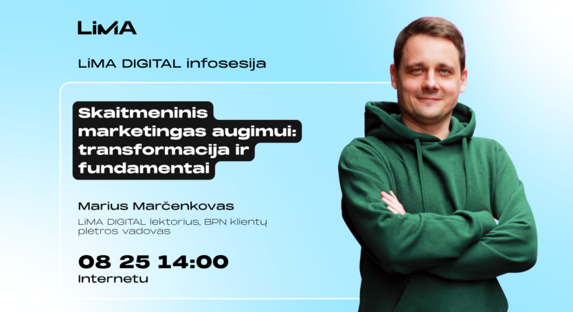 Skaitmeninis marketingas augimui: transformacija ir fundamentai
